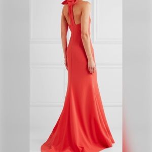Coral dress evening gown